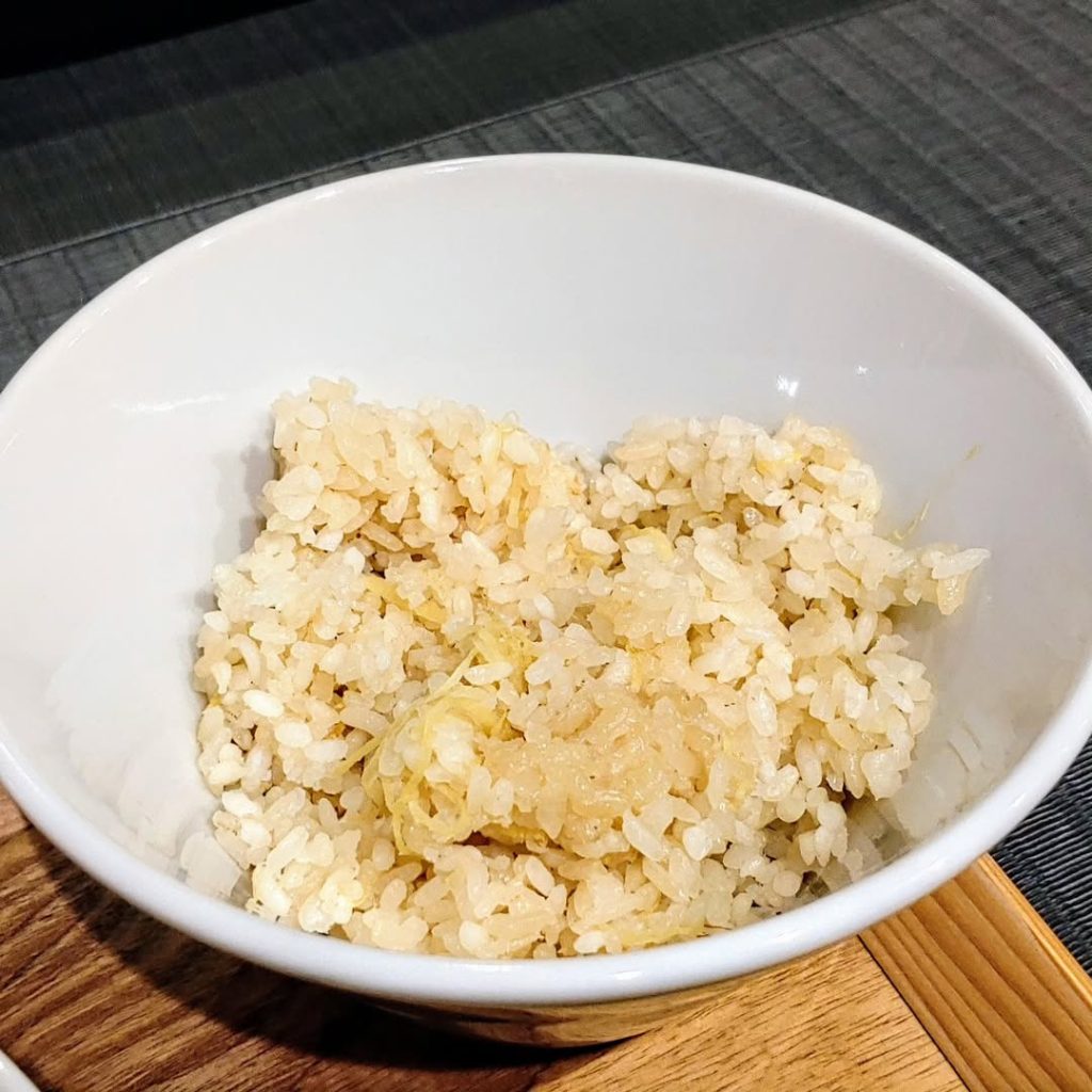 らーめん遊貯の生姜出汁めし