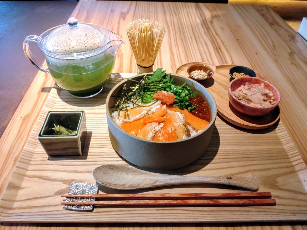 鮭尽くし プレート