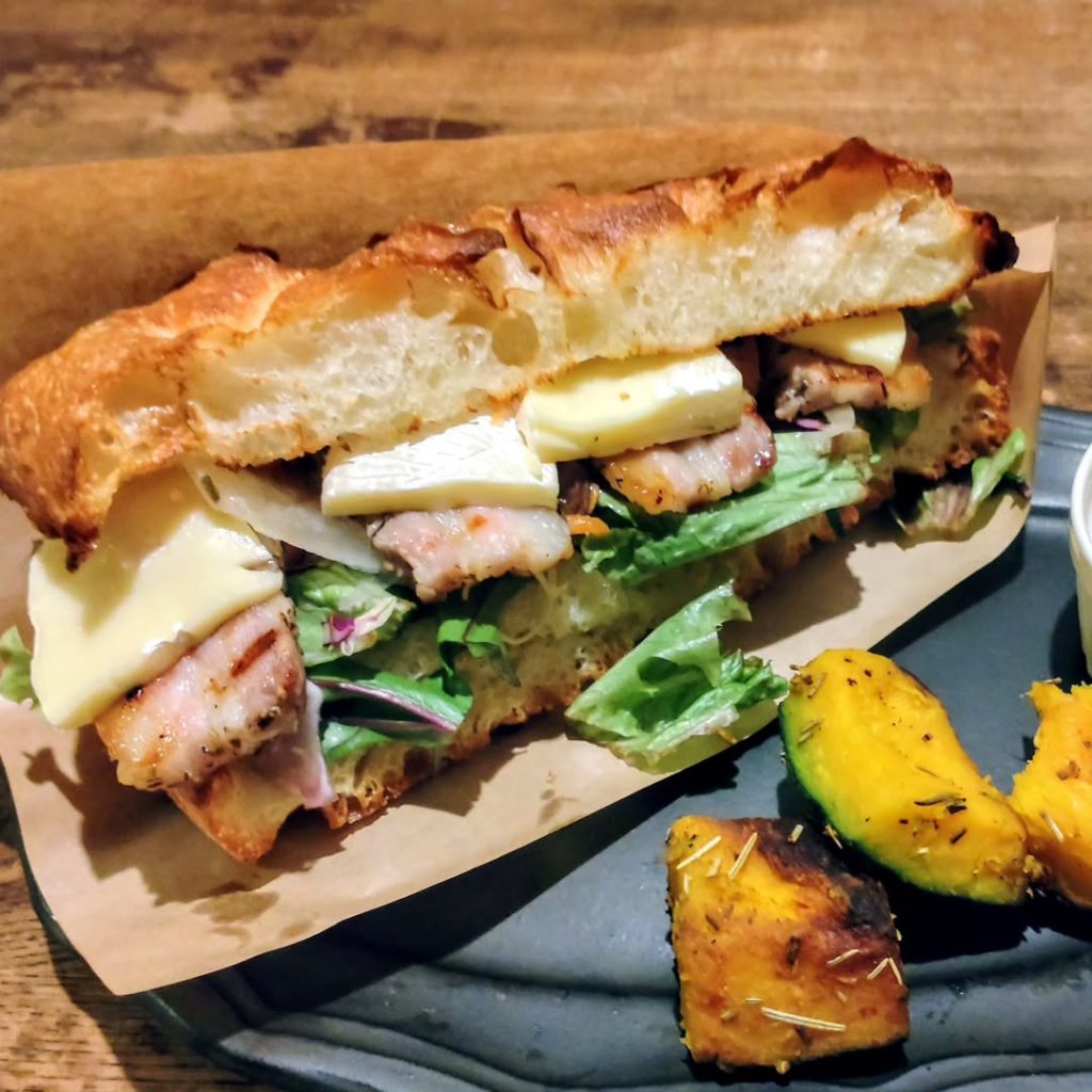 たまゆらんのフォカッチャサンドイッチ