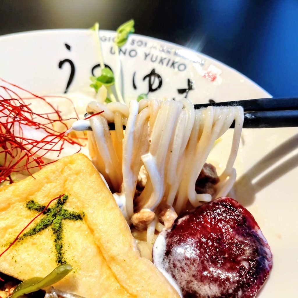 うのらーめん 三条の米粉の麺 - 京都市役所前ランチめぐり うのらーめん 三条の米粉の麺