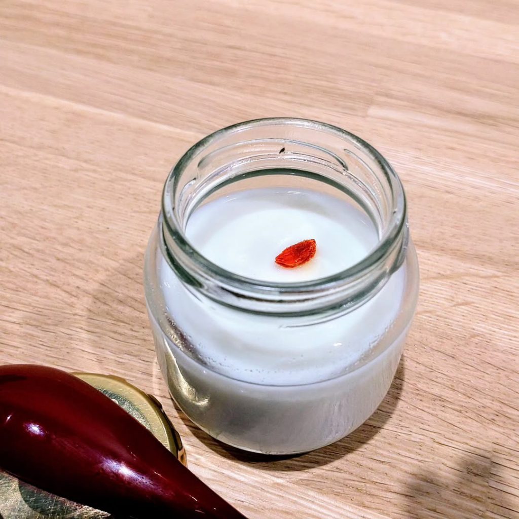 汁なし担担麺＆麻婆豆腐ラアノウミ 烏丸御池店の杏仁豆腐