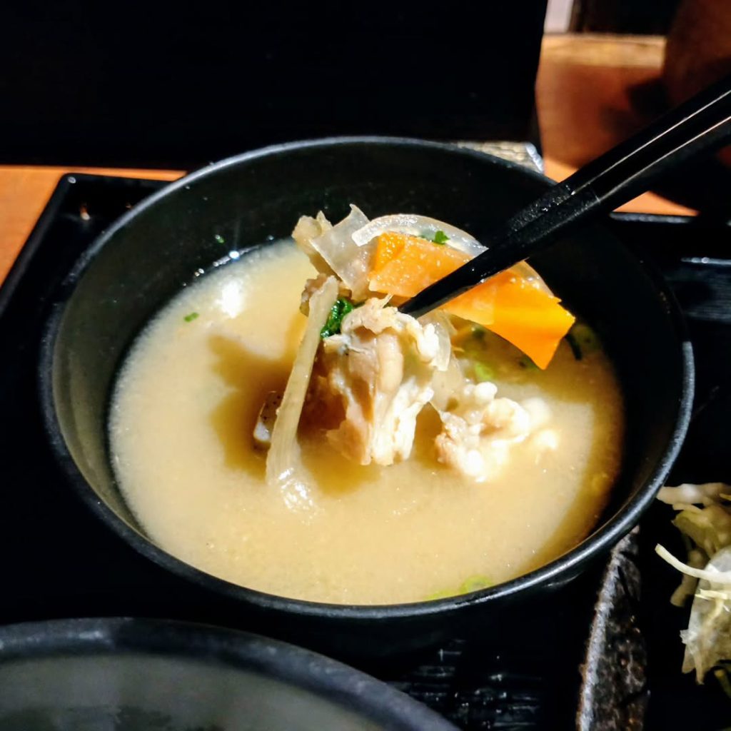 かつ丼 玄の具だくさんなの豚汁