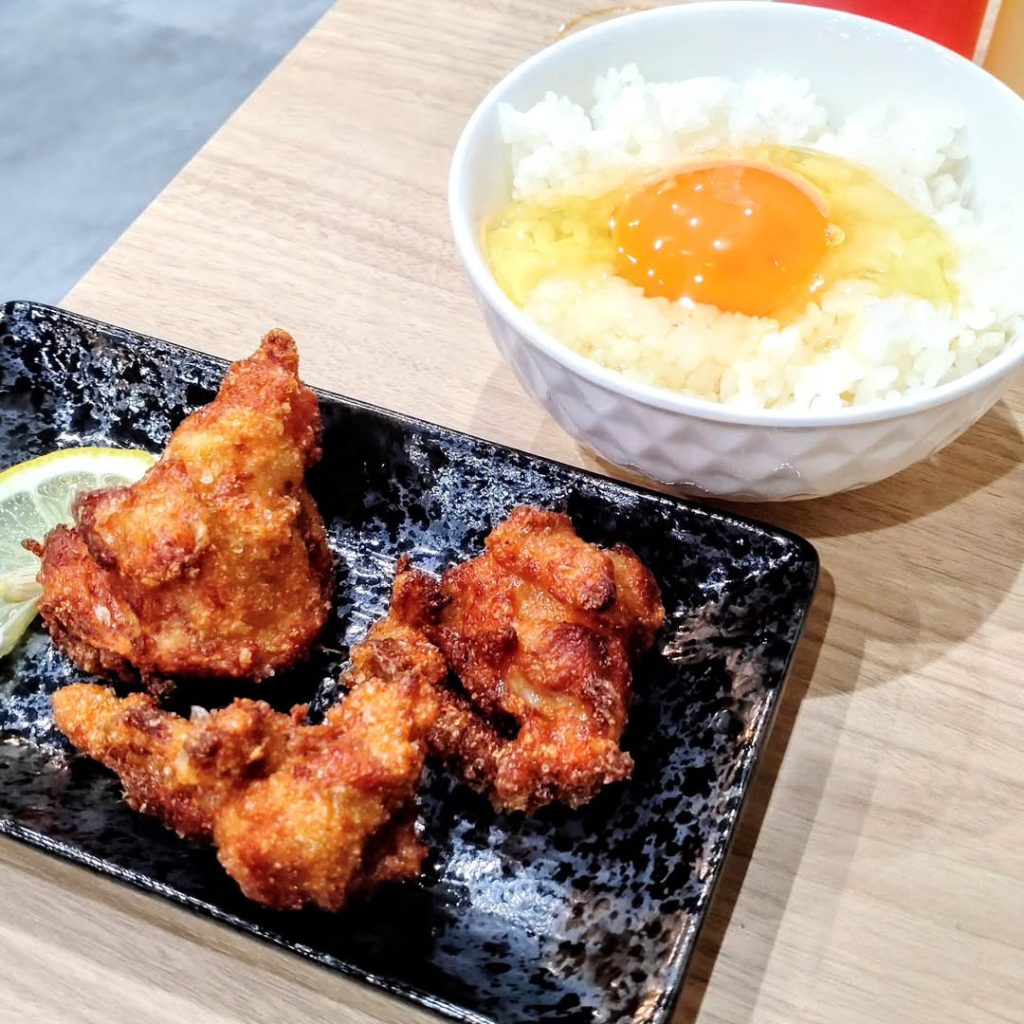 油そば きりん寺 四条河原町店のランチセット