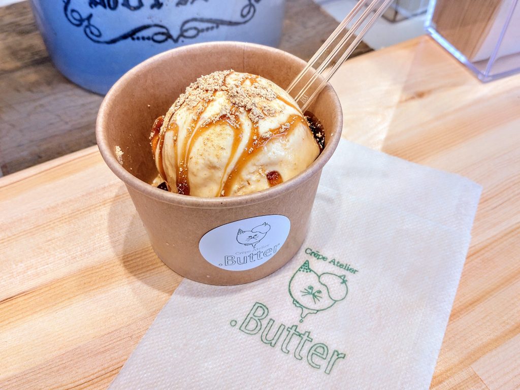 クレープアトリエドットバター きまぐれアイス