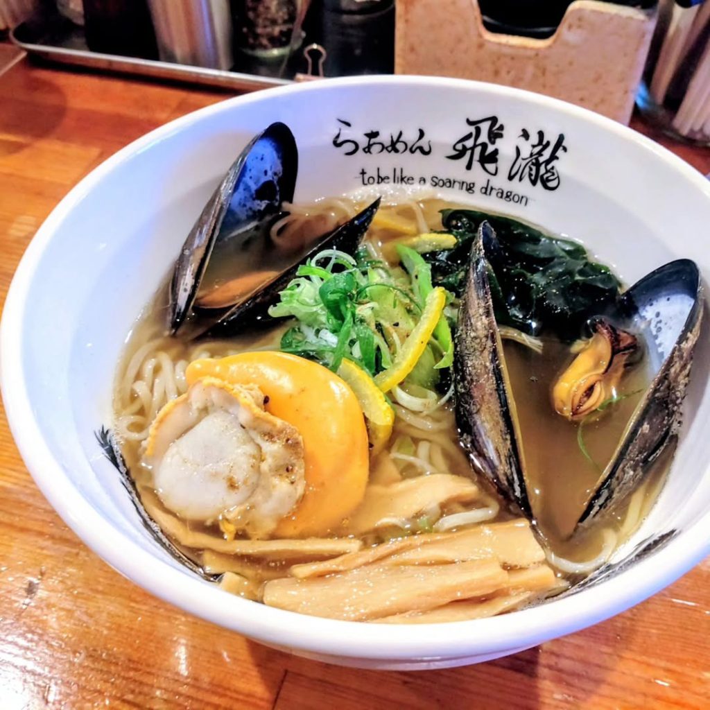 らぁめん飛瀧の魚介ラーメン