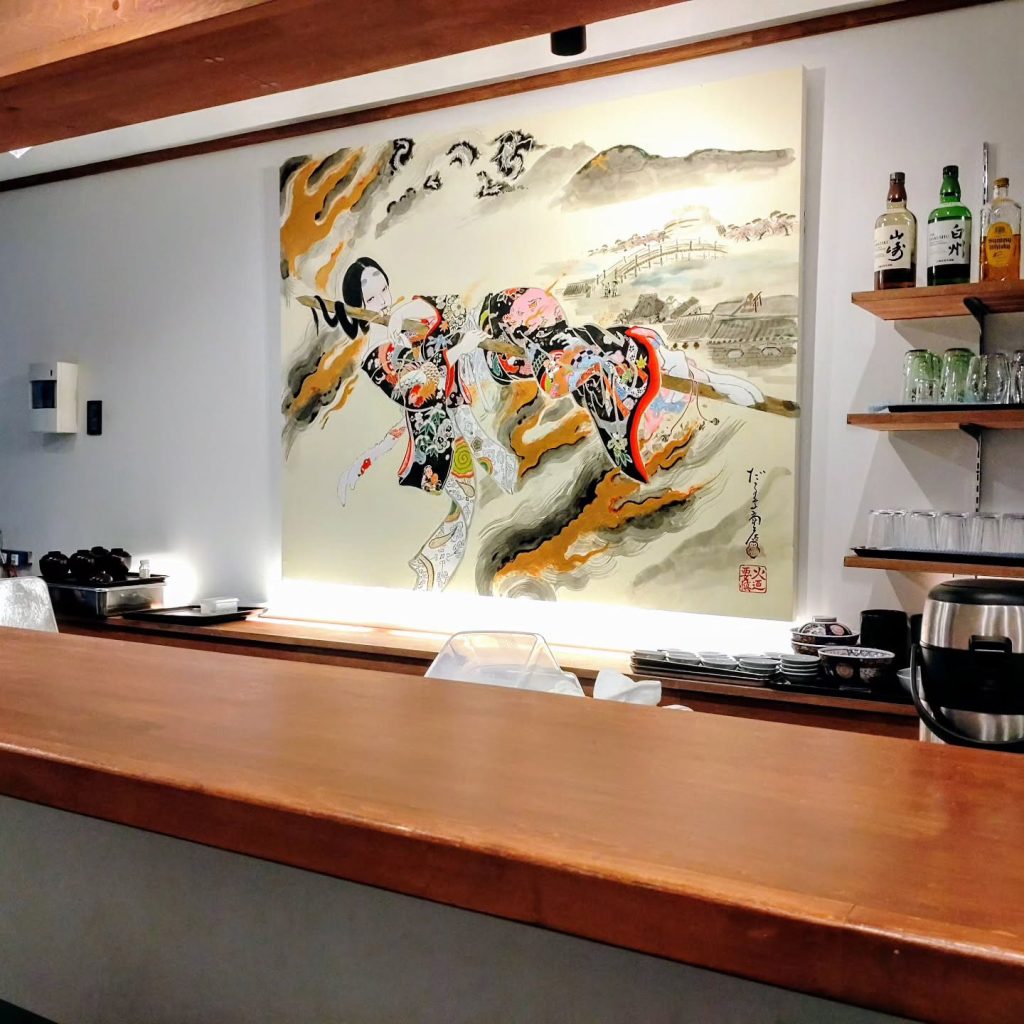 天ぷらの店 玄の店内