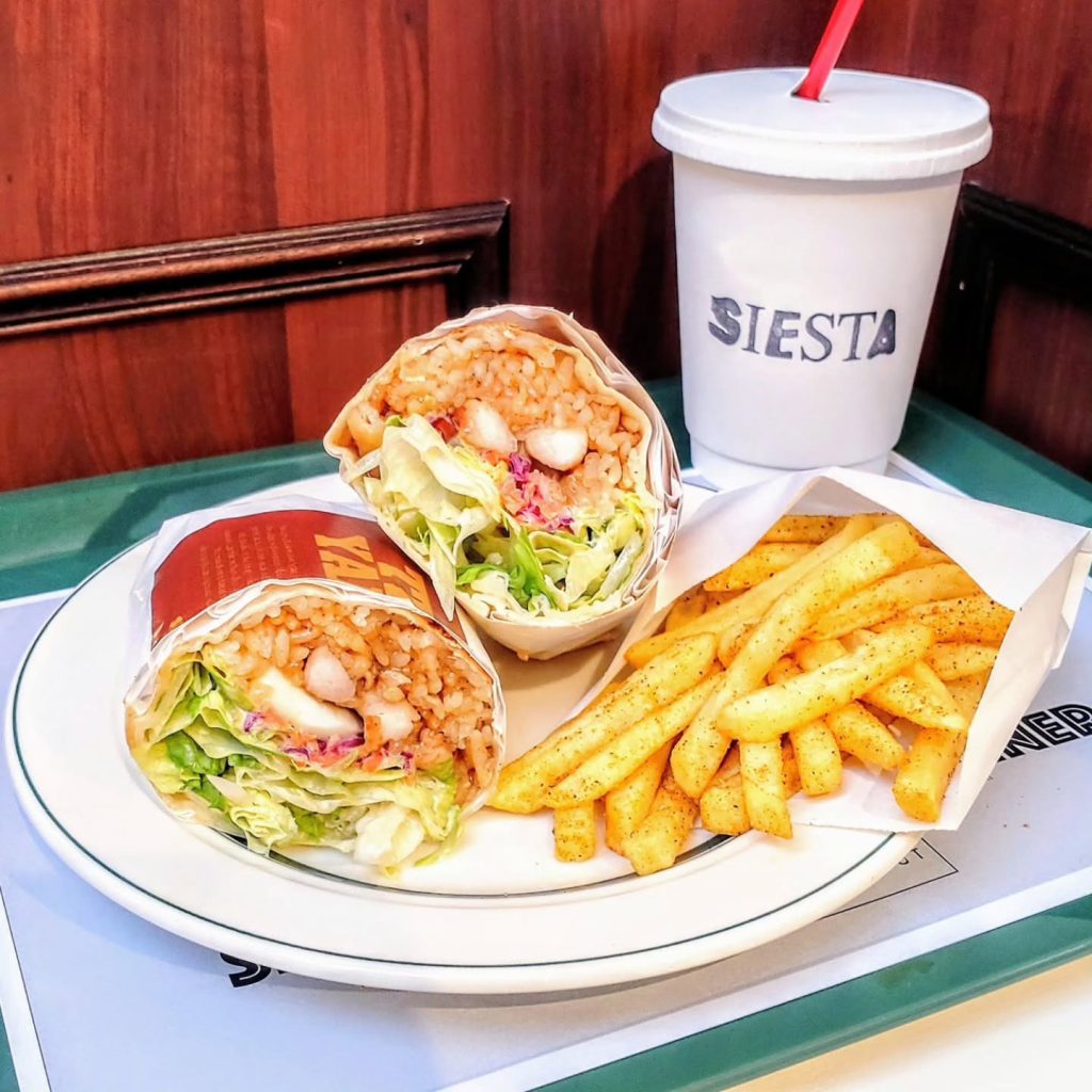 SIESTA（シエスタ）のブリトーとサイドメニュー