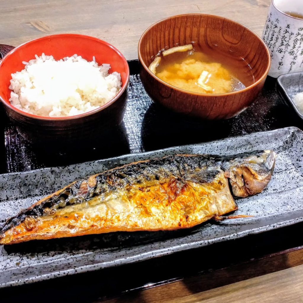 しんぱち食堂ゼスト御池店のさば干し