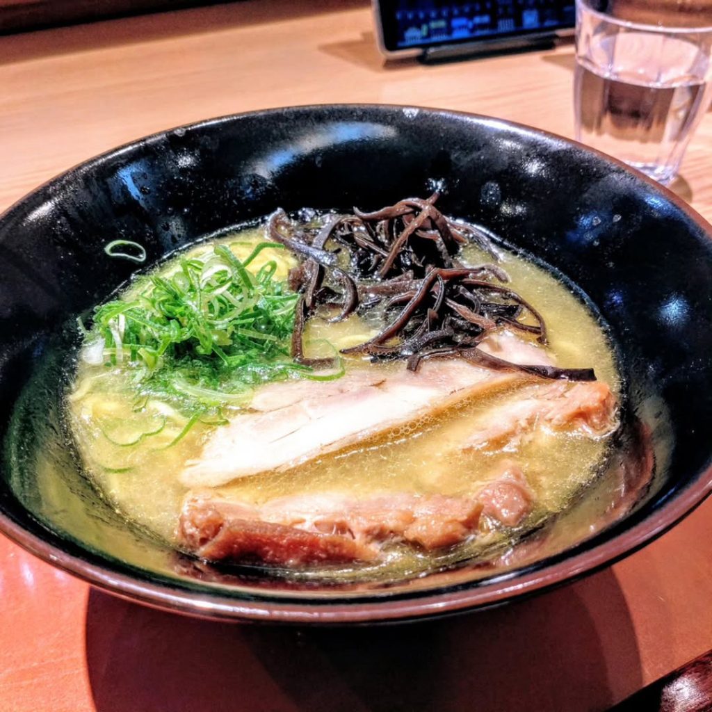 帆のるプレミアム 京都錦店の鶏白湯ラーメン