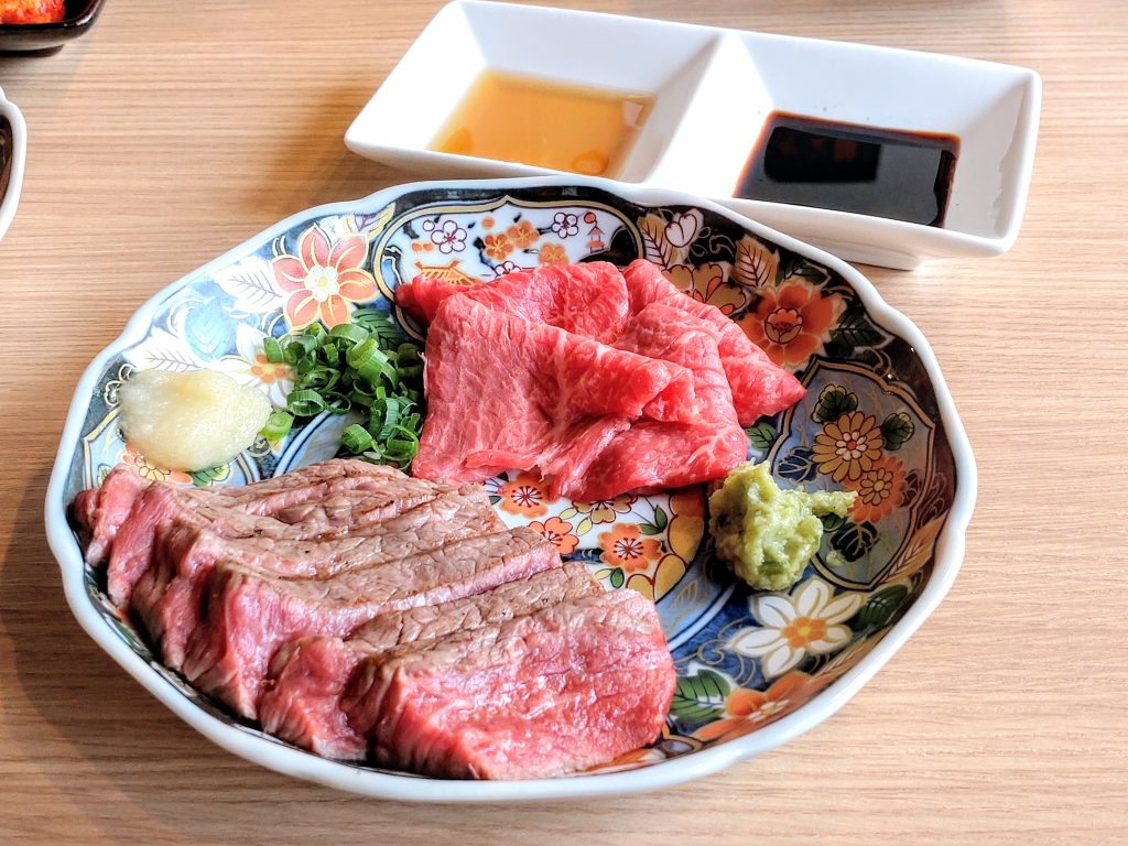 肉もん河原町竹屋町店 牛刺し盛り合わせ