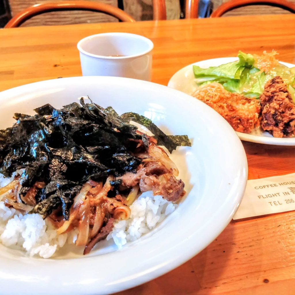 フライトイン喜久屋の看板メニューのランチ