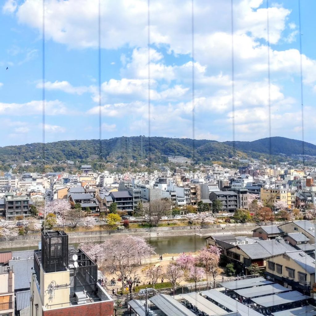 ロイヤルシーンから眺める鴨川からの景色