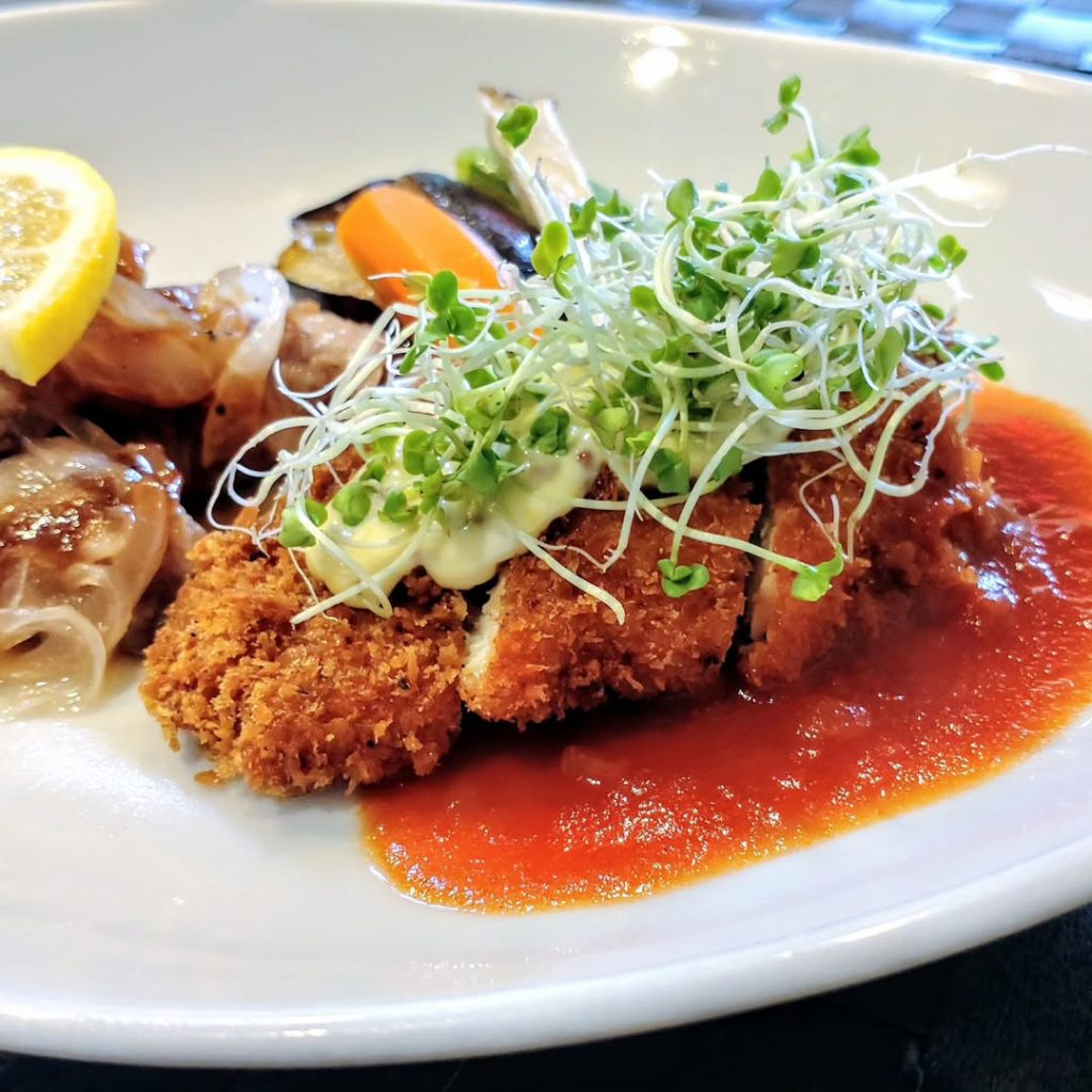 Bistro Verjus（ビストロ ヴェルジュ）のランチのチキンカツ