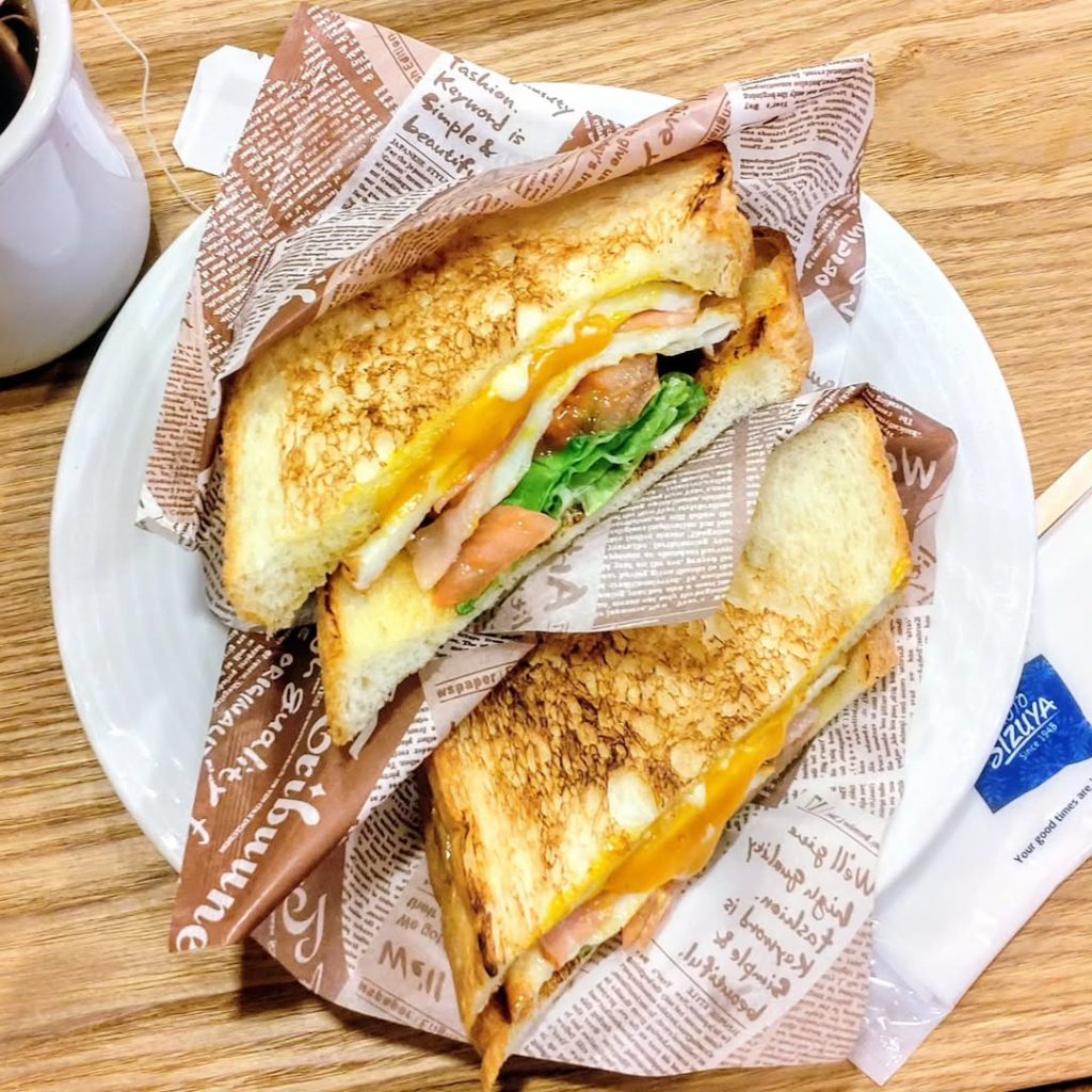 志津屋 三条店の限定サンドイッチ