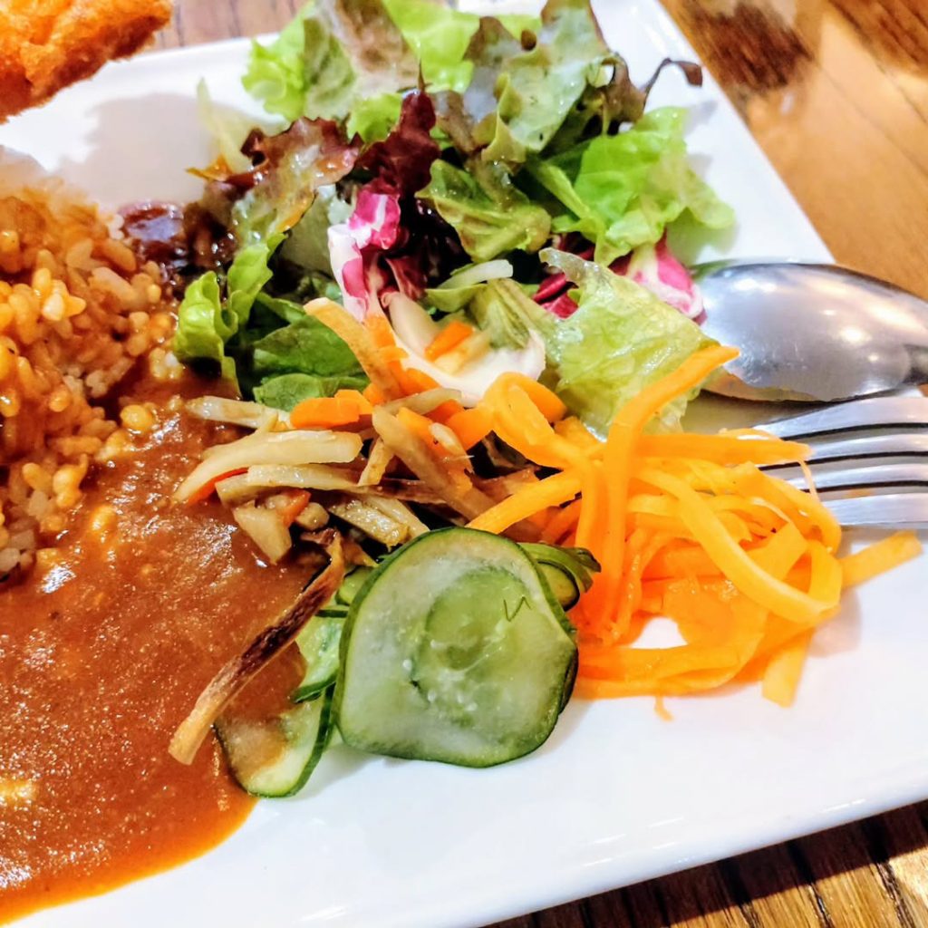 ヌーベルバーグKYOTOのランチのキャロットラペ