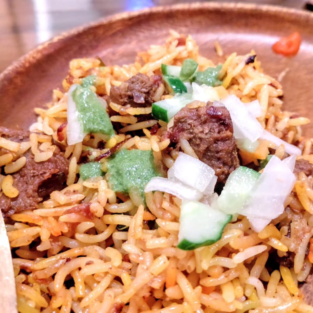 スバビハニ烏丸御池店のビリヤニ