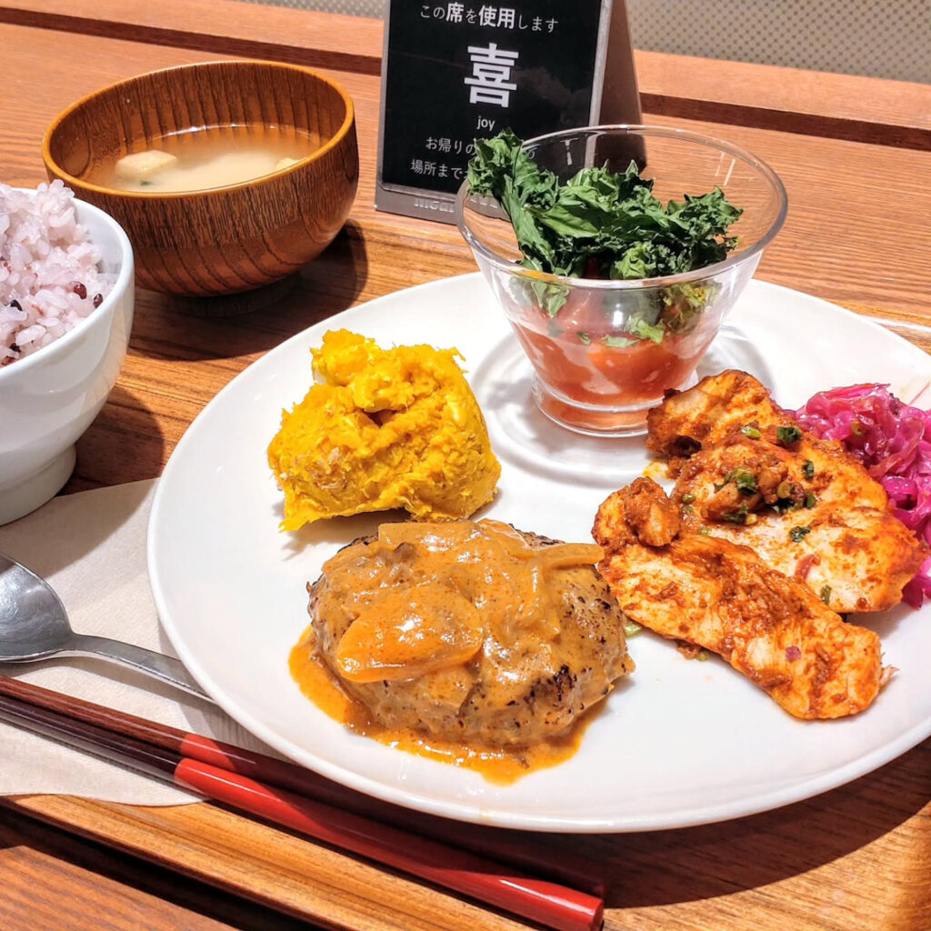 カフェ＆ミール MUJI 京都BALの４種類のデリ