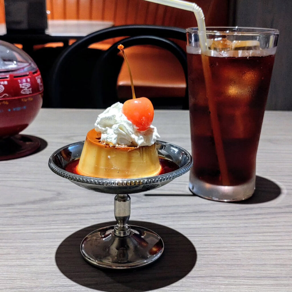京都洋食 スター食堂 烏丸分店の大正プリン