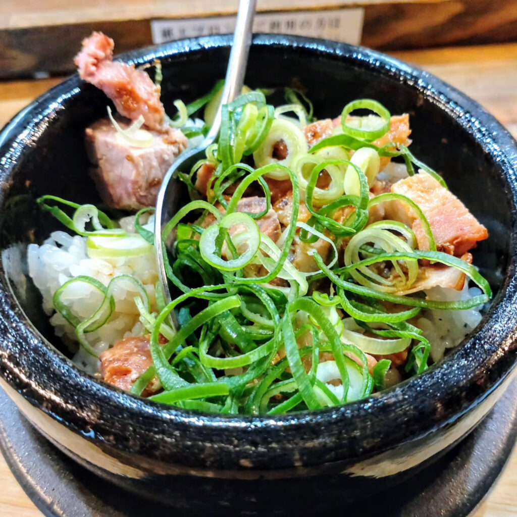 ラーメンムギュ Vol.2 烏丸蛸薬師店のこげめし