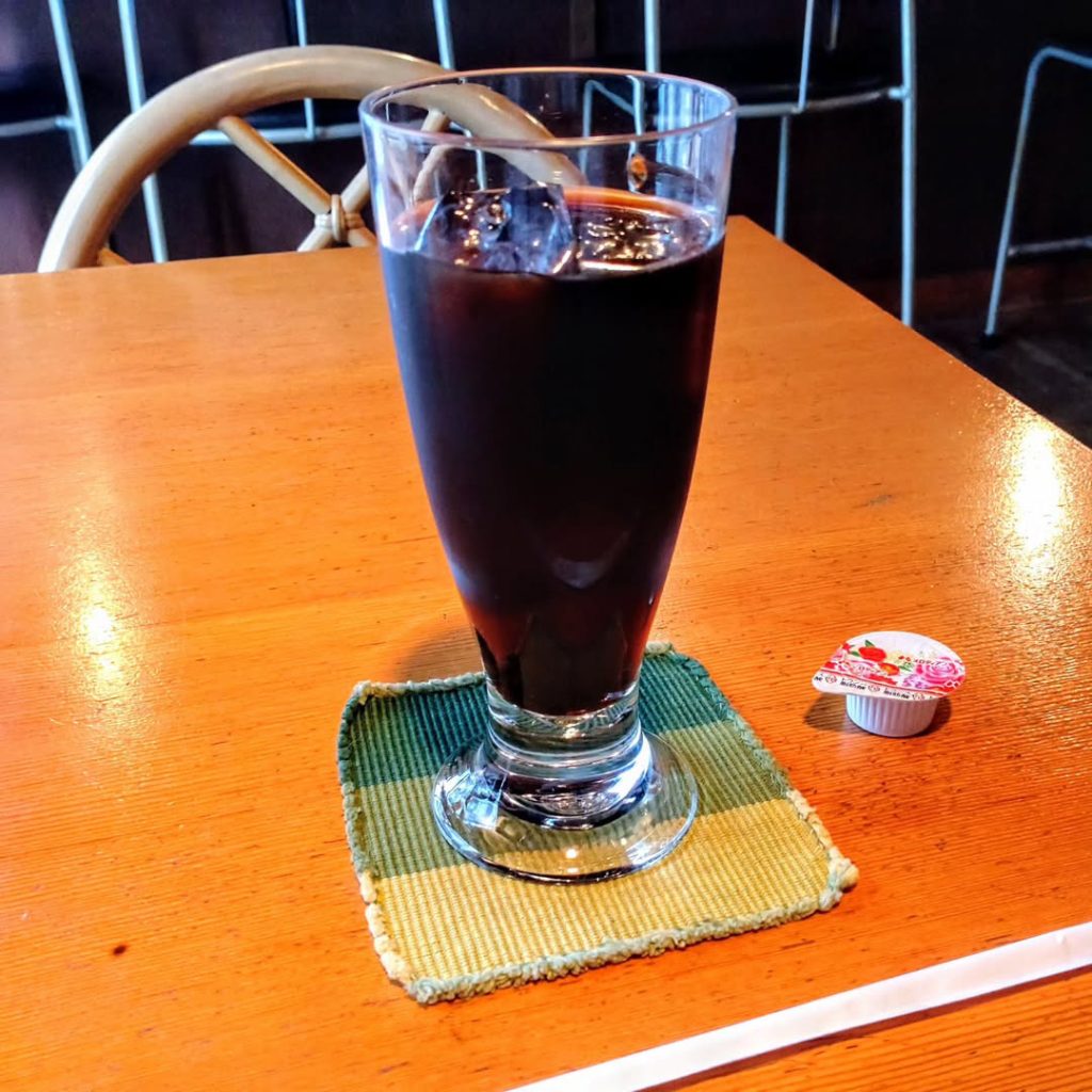 あみゅーずのアイスコーヒー - 京都市役所前ランチめぐり あみゅーずのアイスコーヒー