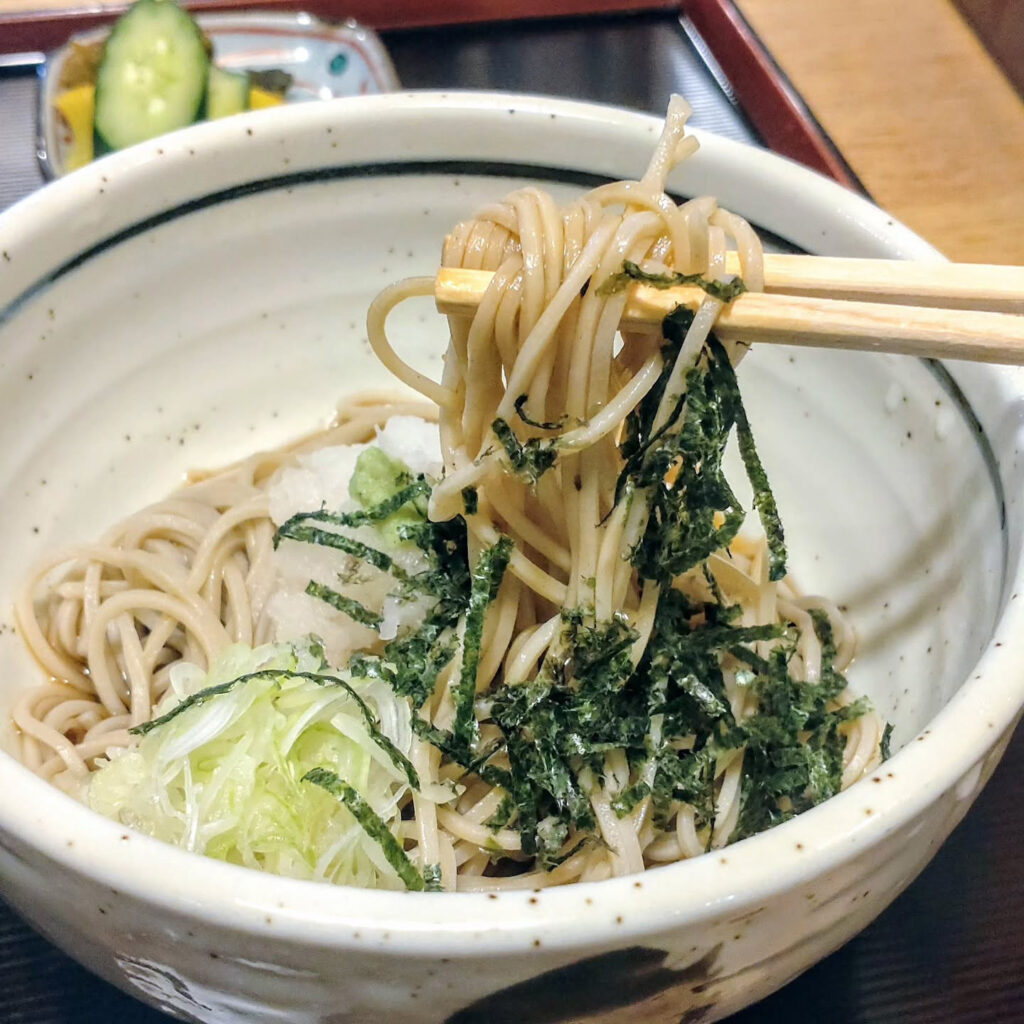 本家 田毎 三条本店の冷やし蕎麦