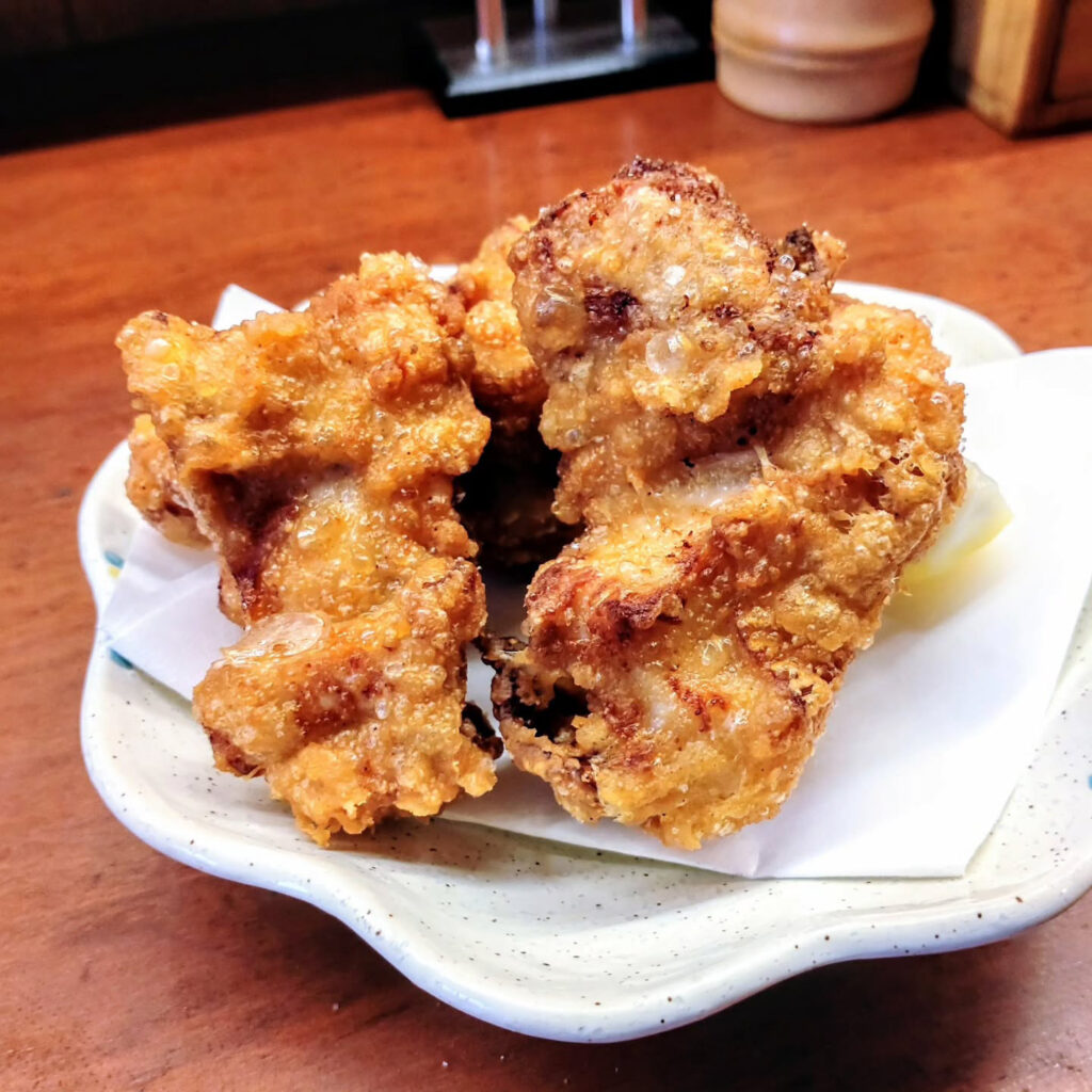 焼鳥 かなざわ 六角店の唐揚げ