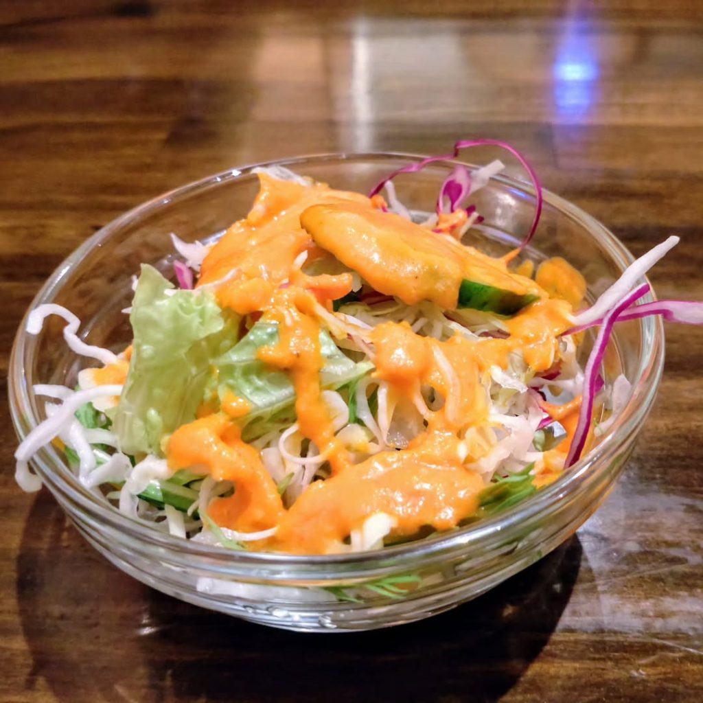 スバビハニ烏丸御池店のランチのサラダ