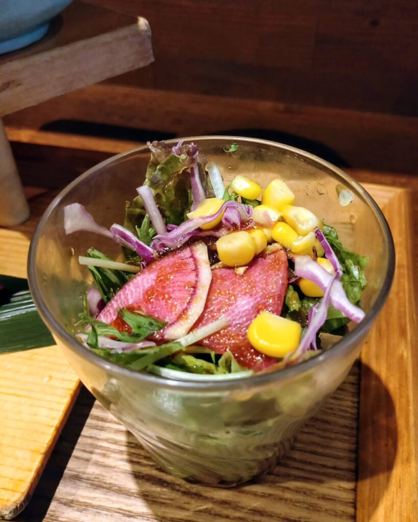 農家野菜 ふたご家 京都先斗町店のサラダ