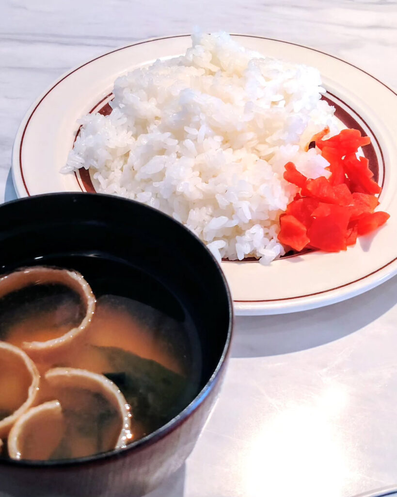 喫茶マドラグ 藤井大丸店のランチのライス