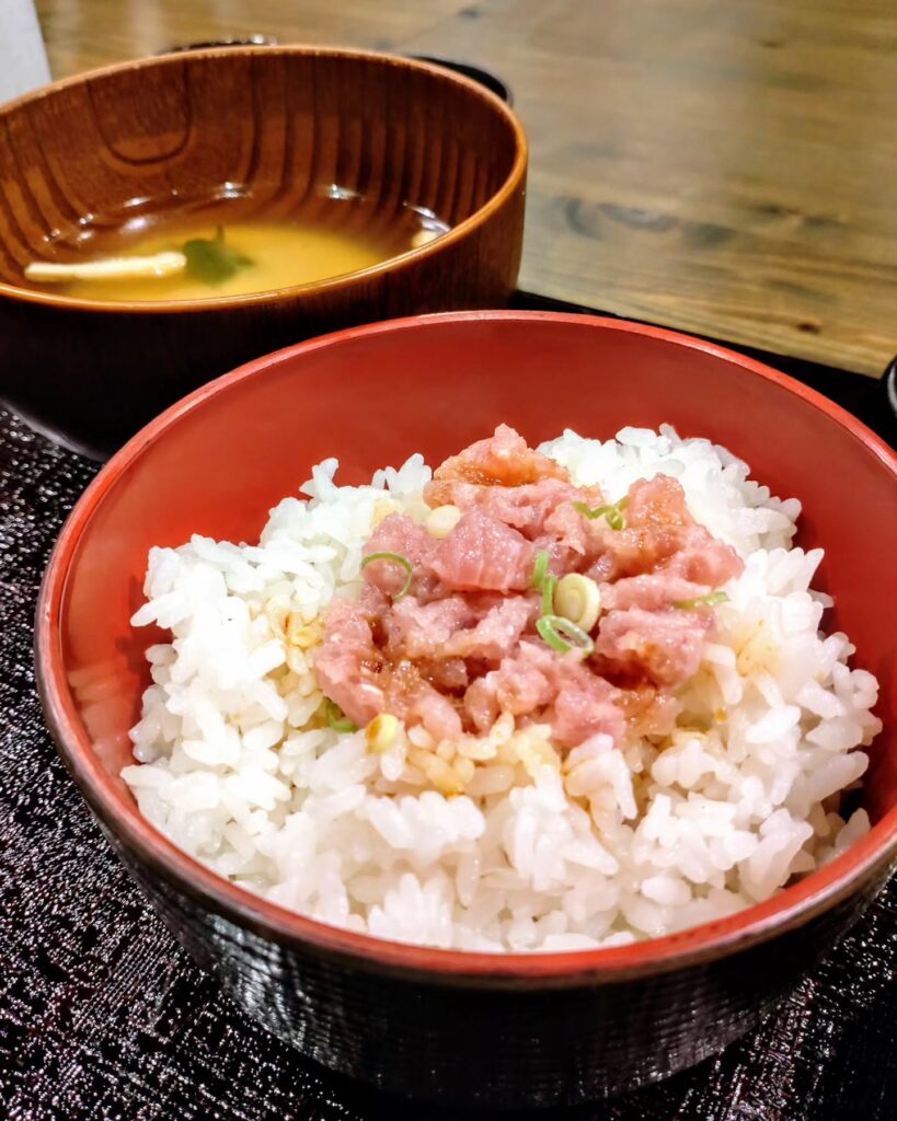 しんぱち食堂 ゼスト御池店のセルフねぎとろ丼