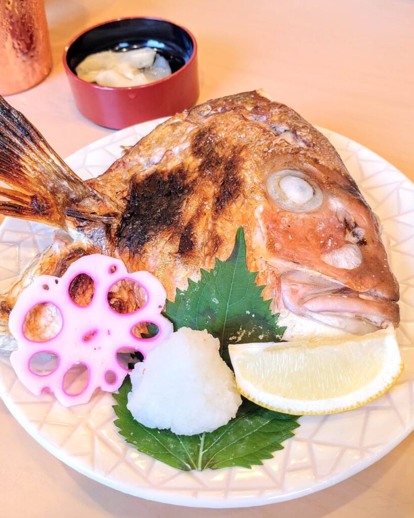 ニューすしセンター 木屋町の本日のカマ焼