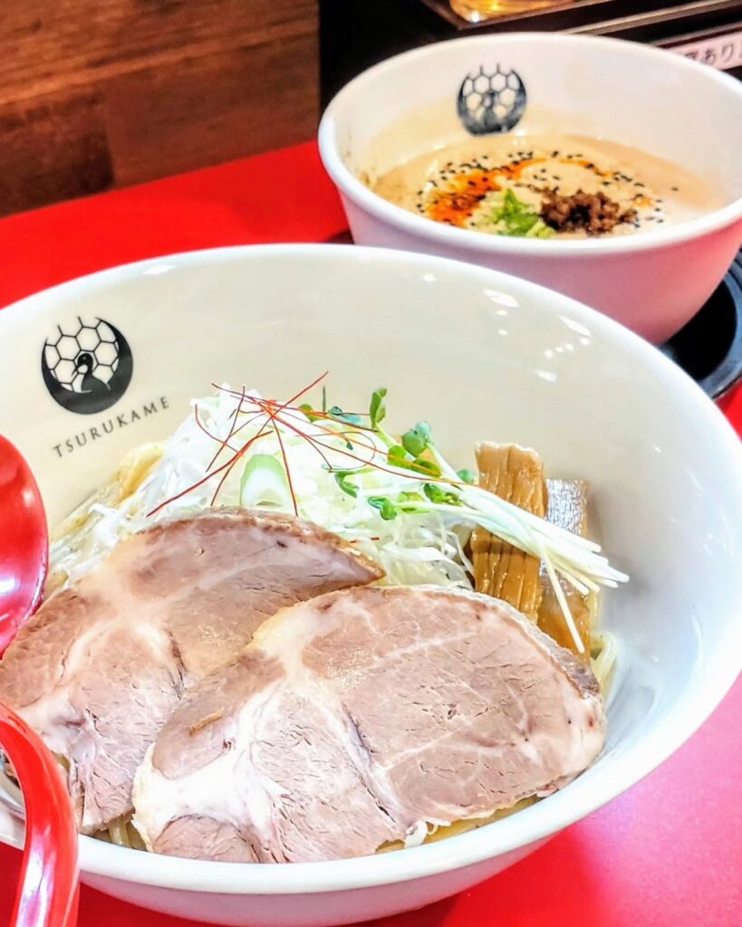 京つけめん つるかめ 六角の夏季限定の冷やし西京味噌坦々つけ麺