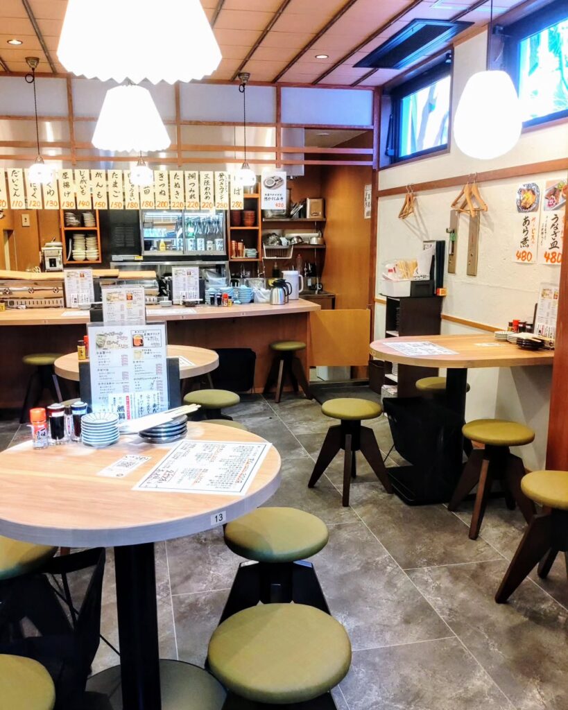 ニューすしセンター 木屋町の店内
