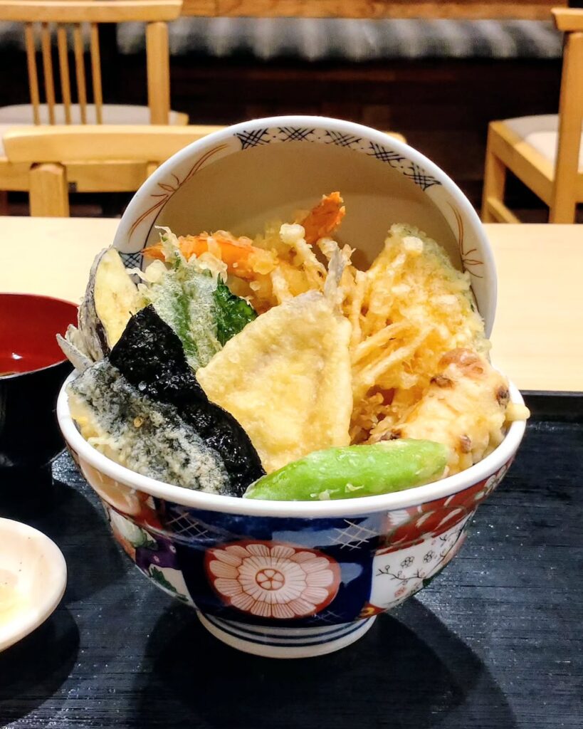 京都海老天丼 徳の京都海老の天丼