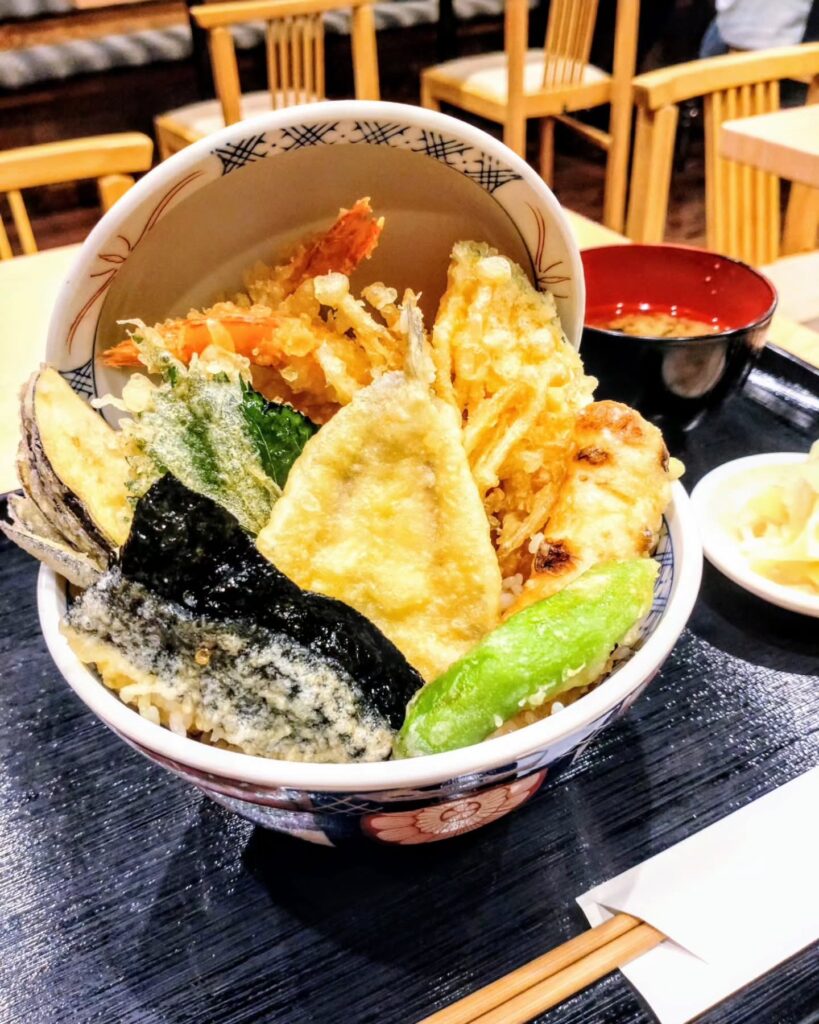 京都海老天丼 徳の京都海老天丼のセット