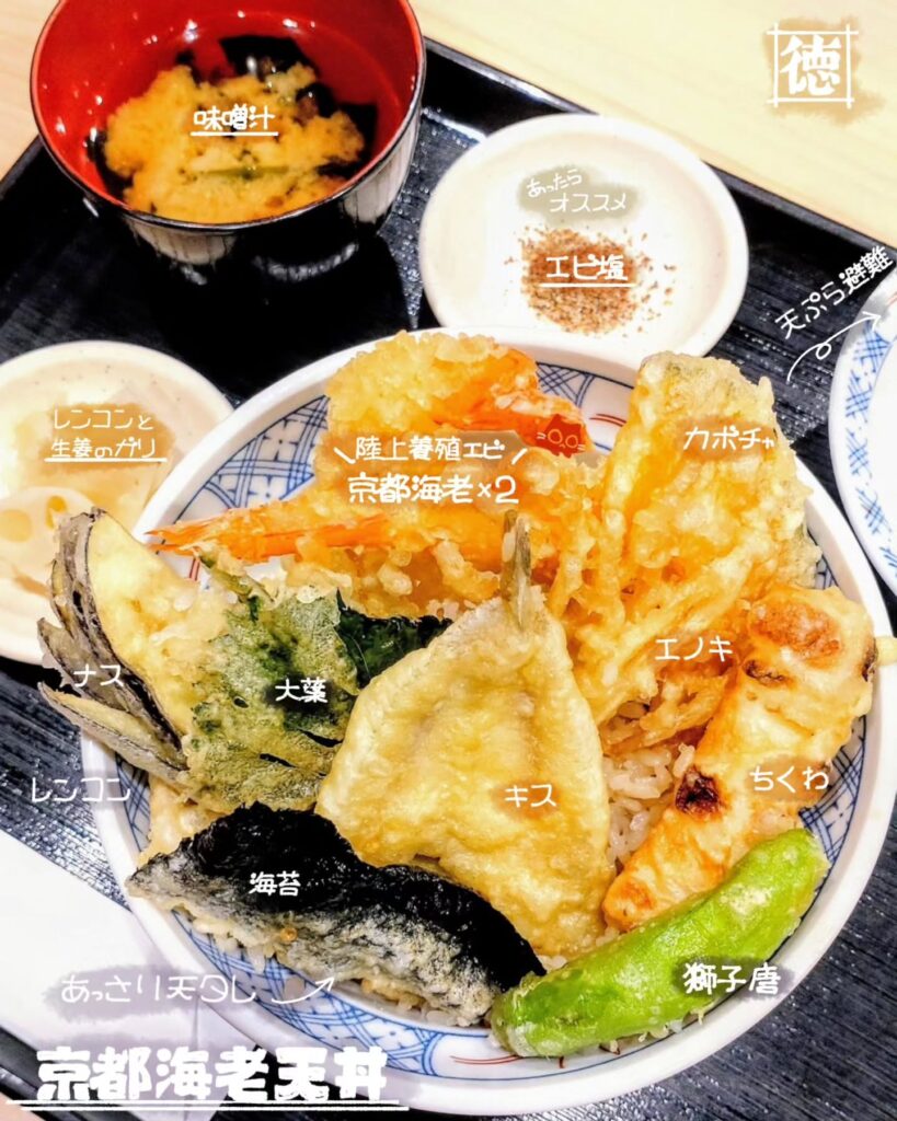京都海老天丼 徳の京都海老天丼
