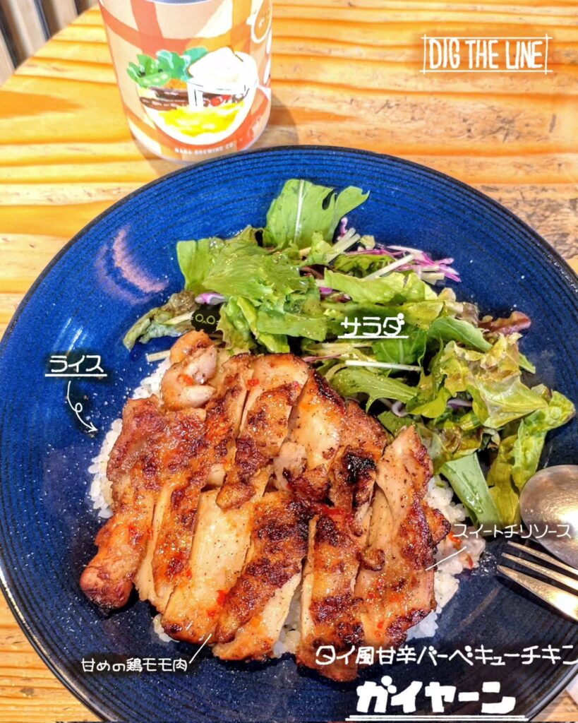 DIG THE LINE BOTTLE & BAR（ディグ・ザ・ライン・ボトル&バー）のガイヤーン