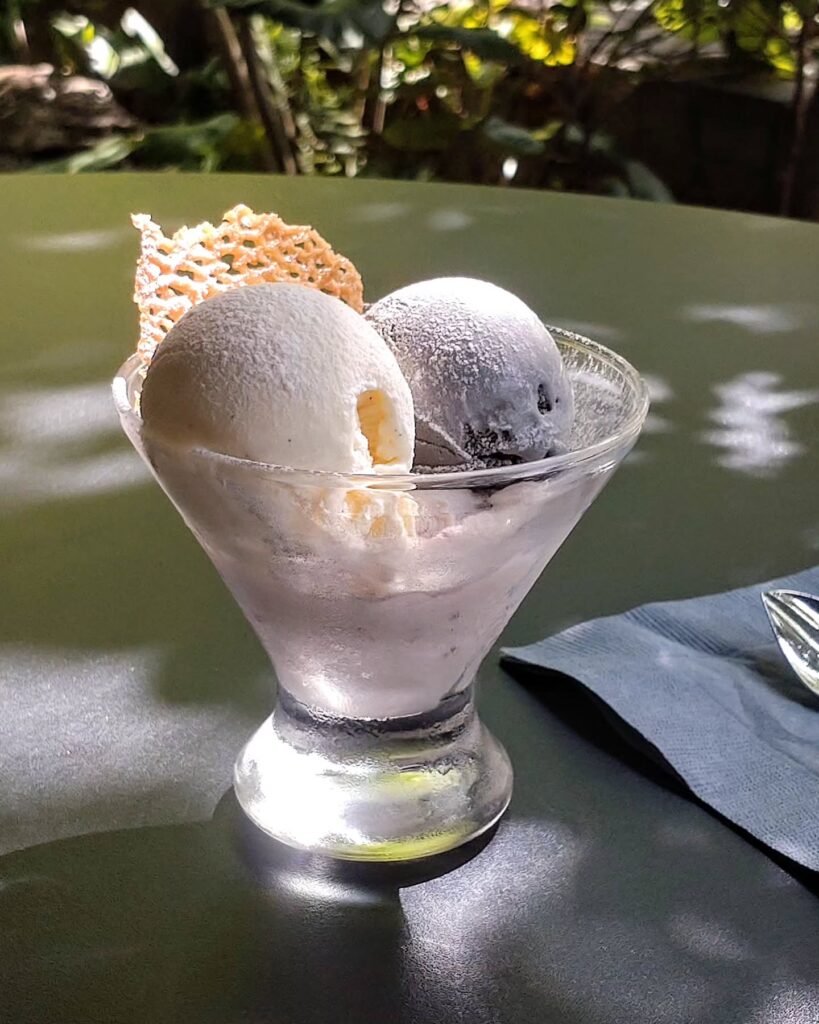 BLUE BOOKS cafe（ブルーブックスカフェ） 京都の3種アイスクリーム盛り