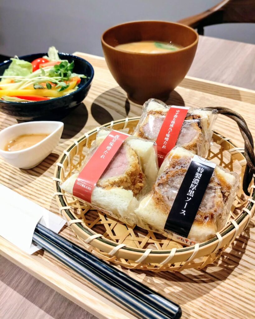 風響（かぜのね） 京都店の選べるHITOKAMIヒレかつサンド膳のランチ