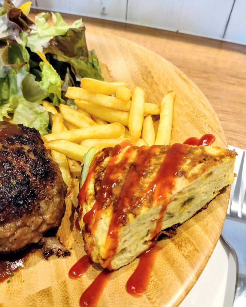 cafe gazell（ガゼル） 河原町店のランチのオムレツ