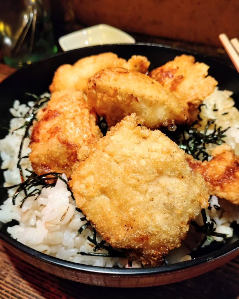 からすま カレー小屋の鶏唐揚げ丼 大