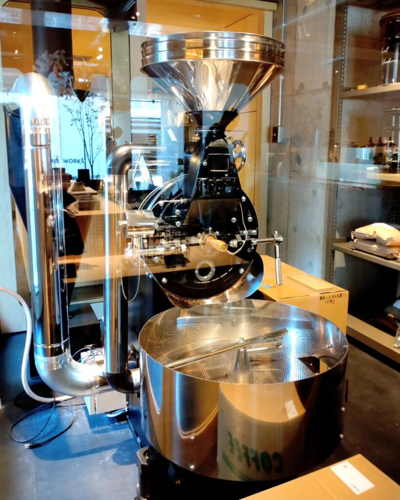 SANWA COFFEE WORKS（サンワコーヒーワークス）京都店のコーヒーロースター