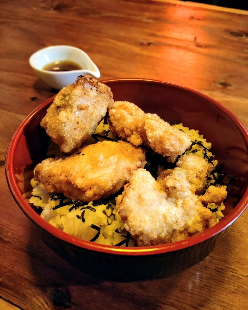 からすま カレー小屋の鶏唐揚げ丼 小