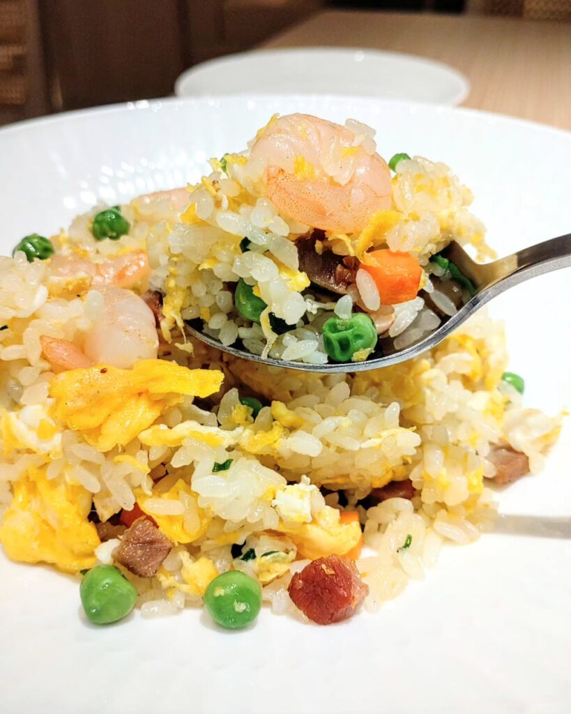 Paradise Dynasty（パラダイスダイナスティ） 京都四条店の揚州風チャーハンの具材