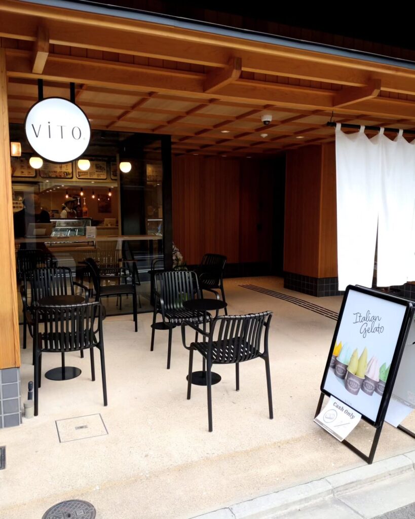 ViTO 京都店のテラス席