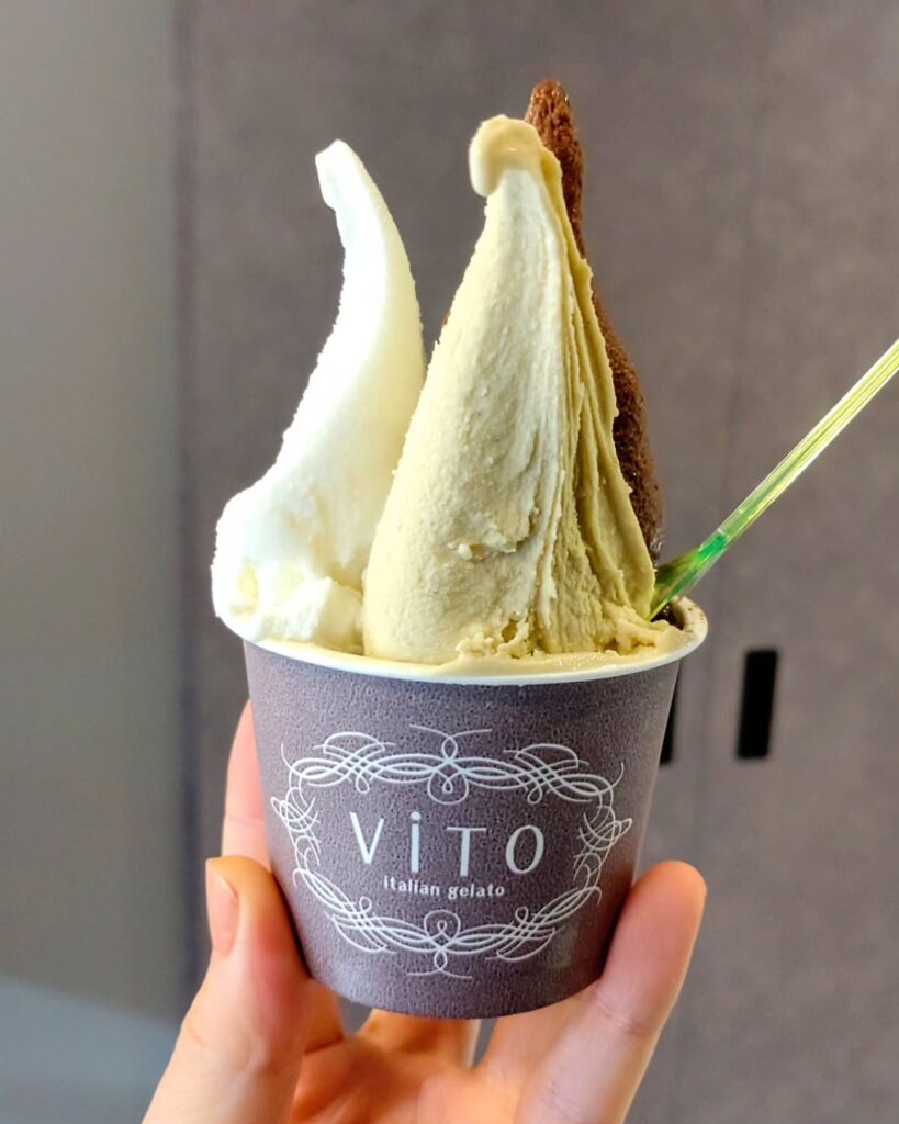 ViTO 京都店のピスタチオジェラート