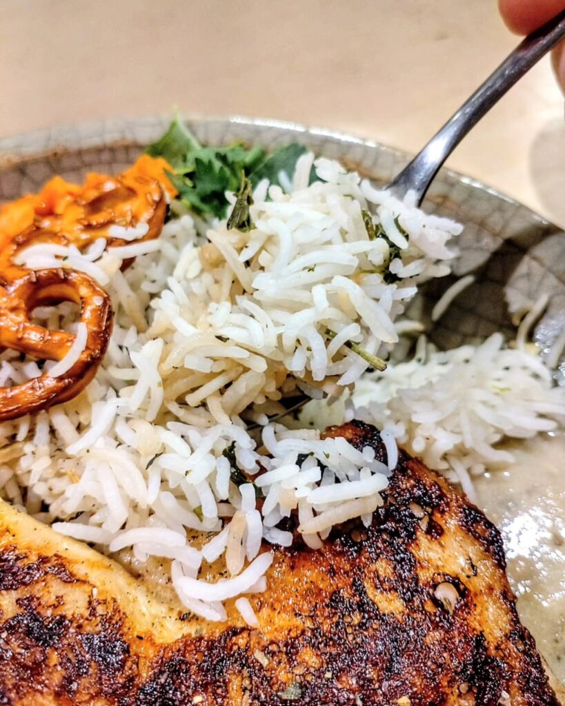 SPICE GATE（スパイスゲート）のカレーのバスマティライス