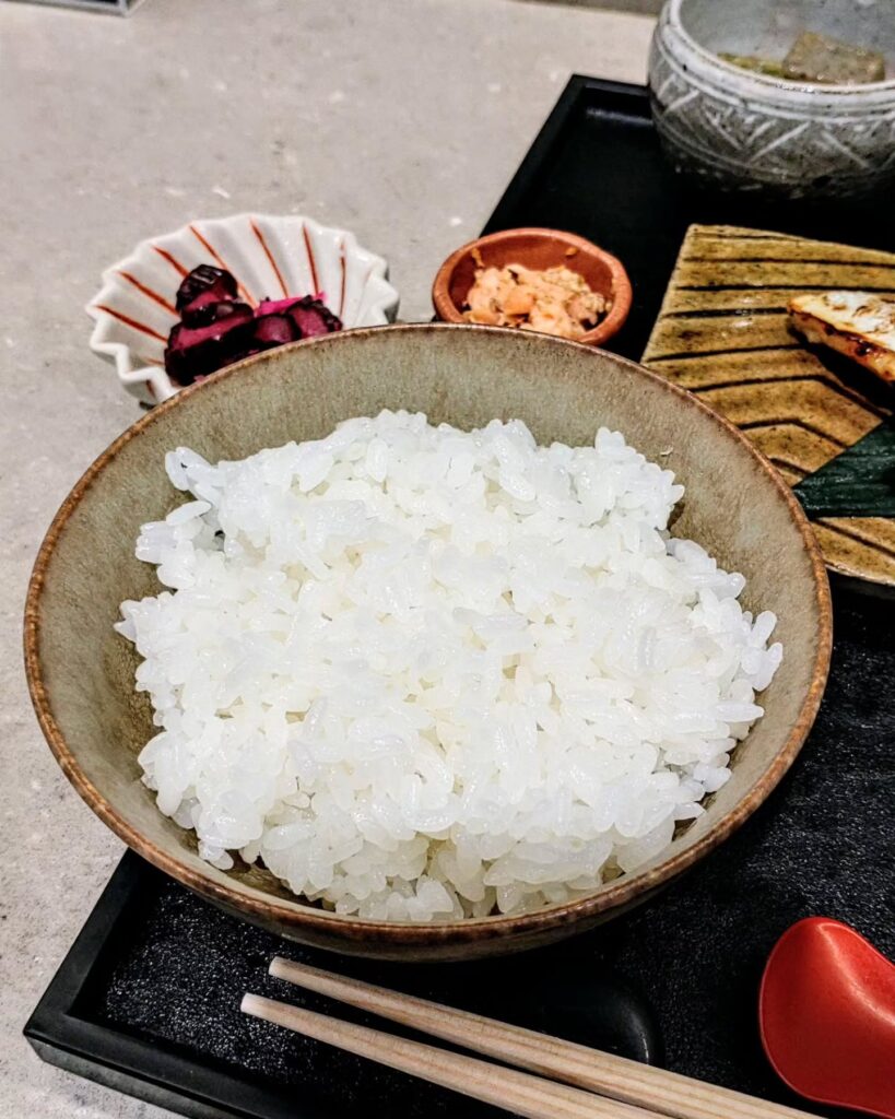 京都一の傳 京都髙島屋SC店の定食の丹波産コシヒカリを使用のごはん