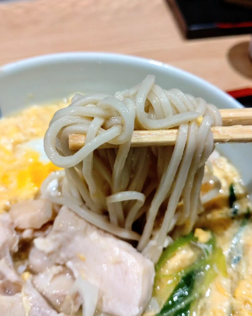 生そば 大黒屋の親子なんばの蕎麦