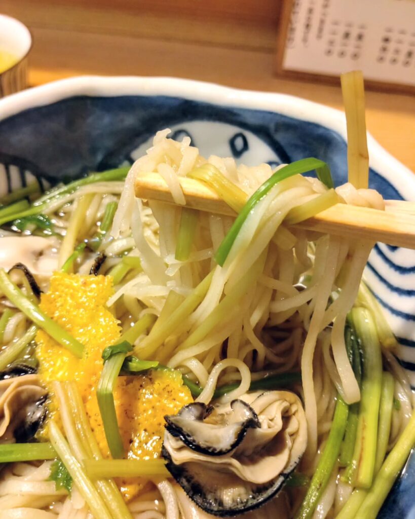 夷川つるやのかきそばの蕎麦